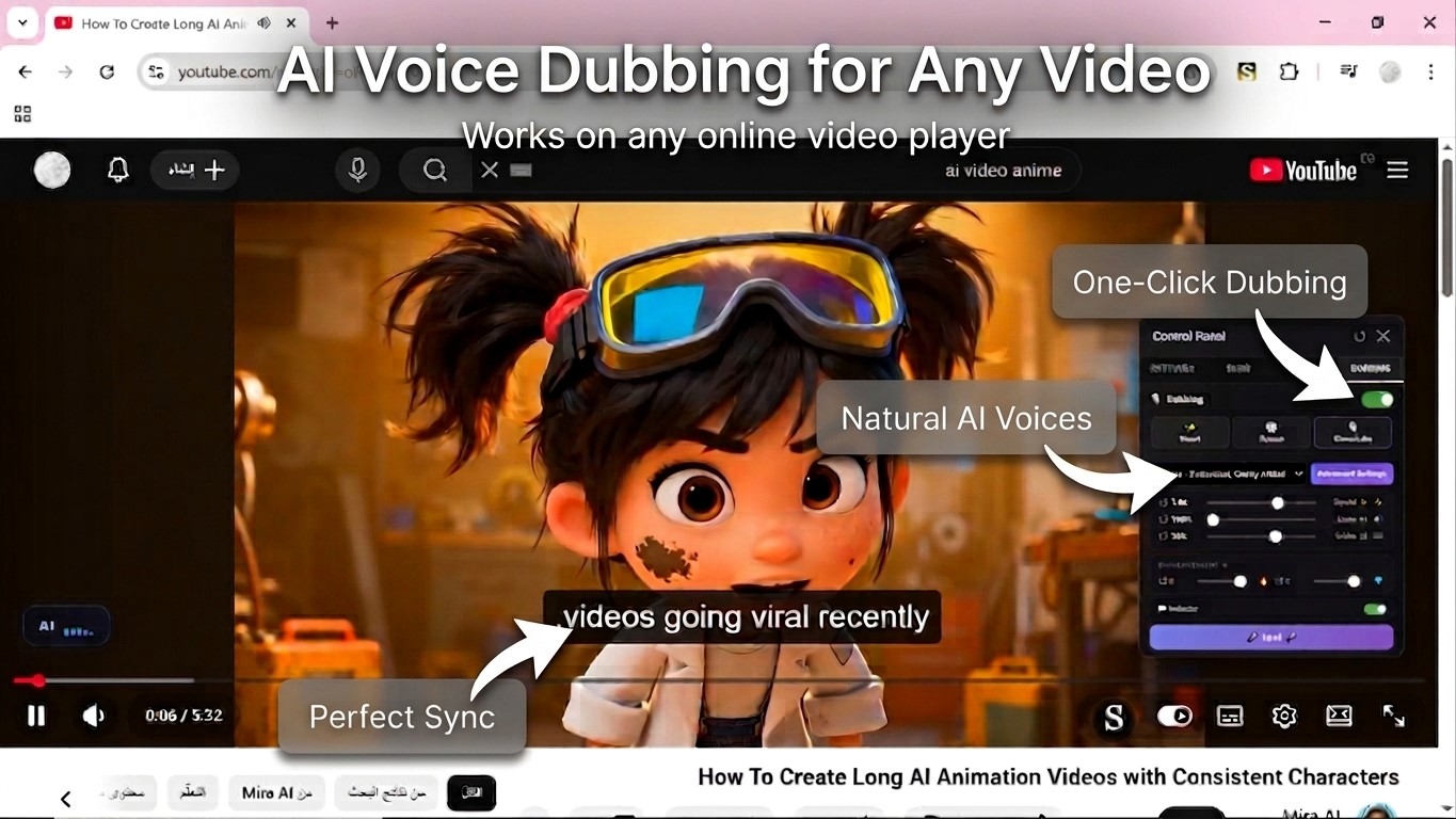 AI Voice Dubbing
