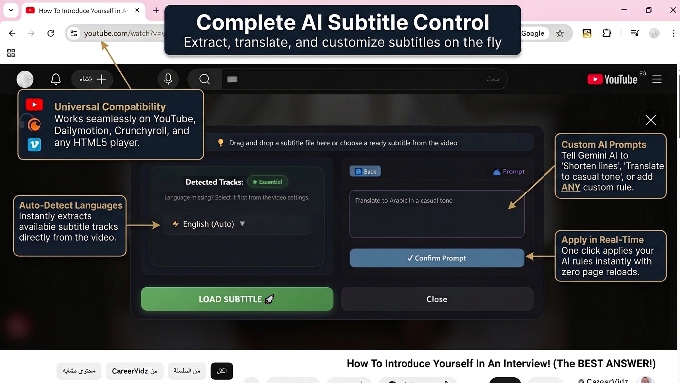 Complete AI Subtitle Control